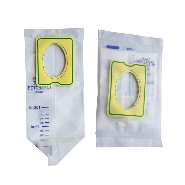 Urine Collector Bag Paediatric 200ml – Box of 100 Pcs